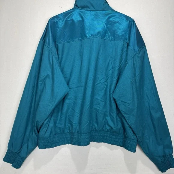 VTG 1980's White Stag SkiwearWindbreaker Men's Sz XL Teal full ZipSki Jacket